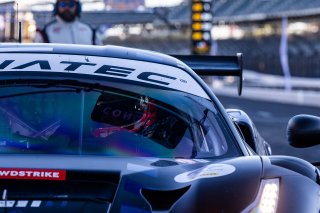 #34 Ferrari 488 GT3 of Cedric Sbirrazzuoli, Daniel Mancinelli and Alessandro Balzan, Conquest Racing, Pro, Indy 8 Hours, Intercontinental GT Challenge, Indianapolis Motor Speedway, Indianapolis, Indiana, Oct 2022.
 | Regis Lefebure/SRO