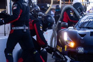 #34 Ferrari 488 GT3 of Cedric Sbirrazzuoli, Daniel Mancinelli and Alessandro Balzan, Conquest Racing, Pro, Indy 8 Hours, Intercontinental GT Challenge, Indianapolis Motor Speedway, Indianapolis, Indiana, Oct 2022.
 | Regis Lefebure/SRO