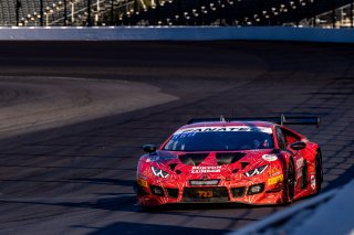 #91 Lamborghini Huracan GT3 of Jeff Burton, Jon Branam and Corey Lewis, TR3 Racing, Pro-Am, Indy 8 Hours, Intercontinental GT Challenge, Indianapolis Motor Speedway, Indianapolis, Indiana, Oct 2022.
 | Regis Lefebure/SRO