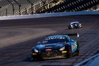 #08 Mercedes-AMG GT3 of David Askew, Scott Smithson and Valentin Pierburg, DXDT Racing, Am, Indy 8 Hours, Intercontinental GT Challenge, Indianapolis Motor Speedway, Indianapolis, Indiana, Oct 2022.
 | Regis Lefebure/SRO
