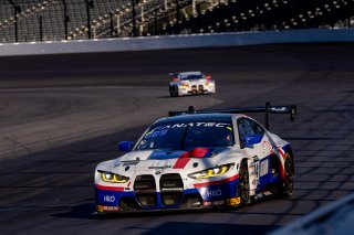 #94 BMW M4 GT3 of Chandler Hull, Richard Heistand and Bill Auberlen, BimmerWorld, Pro-Am, Indy 8 Hours, Intercontinental GT Challenge, Indianapolis Motor Speedway, Indianapolis, Indiana, Oct 2022.
 | Regis Lefebure/SRO