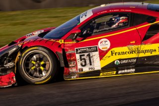 #51 Ferrari 488 GT3 of Pierre Ragues, Davide Rigon and Miguel Molina, AF CORSE - FRANCORCHAMPS, Pro, Indy 8 Hours, Intercontinental GT Challenge, Indianapolis Motor Speedway, Indianapolis, Indiana, Oct 2022.
 | Regis Lefebure/SRO