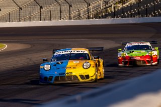 #32 Porsche 911 GT3-R (991.ii) of Kyle Washington, James Sofronas and Klaus Bachler, GMG RacingIndy 8 Hours, Intercontinental GT Challenge, Indianapolis Motor Speedway, Indianapolis, Indiana, Oct 2022.
 | Regis Lefebure/SRO