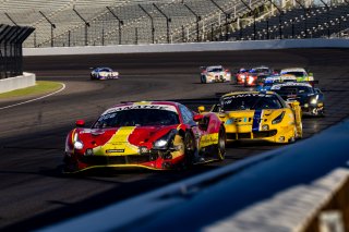 #51 Ferrari 488 GT3 of Pierre Ragues, Davide Rigon and Miguel Molina, AF CORSE - FRANCORCHAMPS, Pro, Indy 8 Hours, Intercontinental GT Challenge, Indianapolis Motor Speedway, Indianapolis, Indiana, Oct 2022.
 | Regis Lefebure/SRO