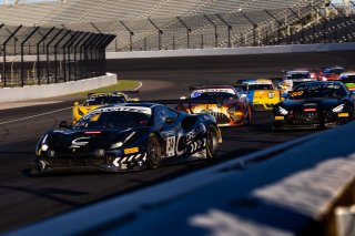 #34 Ferrari 488 GT3 of Cedric Sbirrazzuoli, Daniel Mancinelli and Alessandro Balzan, Conquest Racing, Pro, Indy 8 Hours, Intercontinental GT Challenge, Indianapolis Motor Speedway, Indianapolis, Indiana, Oct 2022.
 | Regis Lefebure/SRO