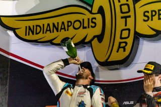 88 Lamborghini Huracan GT3 of Jason Harward, Seth Lucas and TBD, Zelus Motorsports, TBD, Indy 8 Hours, Intercontinental GT Challenge, Indianapolis Motor Speedway, Indianapolis, Indiana, Oct 2022.
 | Regis Lefebure/SRO