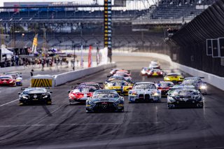 #33 Mercedes-AMG GT3 of Russell Ward, Phillip Ellis and Jules Gounon, Winward Racing, Pro, Indy 8 Hours, Intercontinental GT Challenge, Indianapolis Motor Speedway, Indianapolis, Indiana, Oct 2022.
 | Brian Cleary/SRO  
