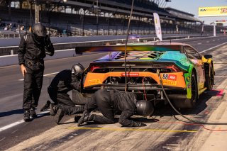 88 Lamborghini Huracan GT3 of Jason Harward, Seth Lucas and TBD, Zelus Motorsports, TBD, Indy 8 Hours, Intercontinental GT Challenge, Indianapolis Motor Speedway, Indianapolis, Indiana, Oct 2022.
 | Brian Cleary/SRO  