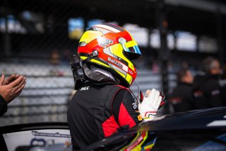 #34 Ferrari 488 GT3 of Cedric Sbirrazzuoli, Daniel Mancinelli and Alessandro Balzan, Conquest Racing, Pro, Indy 8 Hours, Intercontinental GT Challenge, Indianapolis Motor Speedway, Indianapolis, Indiana, Oct 2022.
 | Fabian Lagunas/SRO        