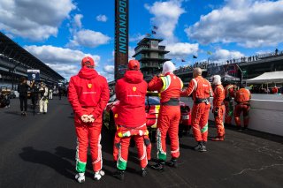 #51 Ferrari 488 GT3 of Pierre Ragues, Davide Rigon and Miguel Molina, AF CORSE - FRANCORCHAMPS, Pro, Indy 8 Hours, Intercontinental GT Challenge, Indianapolis Motor Speedway, Indianapolis, Indiana, Oct 2022.
 | Fabian Lagunas/SRO        