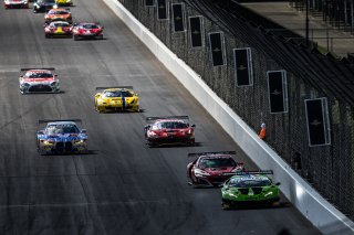 #3 Lamborghini Huracan GT3 of Misha Goikhberg, Jordan Pepper and Franck Perera, K-PAX Racing, Pro, Indy 8 Hours, Intercontinental GT Challenge, Indianapolis Motor Speedway, Indianapolis, Indiana, Oct 2022.
 | Fabian Lagunas/SRO        