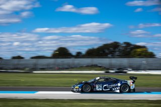 #34 Ferrari 488 GT3 of Cedric Sbirrazzuoli, Daniel Mancinelli and Alessandro Balzan, Conquest Racing, Pro, Indy 8 Hours, Intercontinental GT Challenge, Indianapolis Motor Speedway, Indianapolis, Indiana, Oct 2022.
 | Fabian Lagunas/SRO        