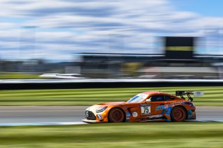 #75 Mercedes-AMG GT3 of Kenny Habul, Martin Konrad and Dominik Baumann, Sun Energy 1 Racing by AKKODIS ASP, Pro-Am, Indy 8 Hours, Intercontinental GT Challenge, Indianapolis Motor Speedway, Indianapolis, Indiana, Oct 2022.
 | Fabian Lagunas/SRO        