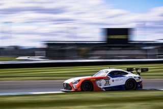 #39 Mercedes-AMG GT3 of Chris Cagnazzi, Shane Lewis and Guy Cosmo, Stephen Cameron Racing LLC, Pro-Am, Indy 8 Hours, Intercontinental GT Challenge, Indianapolis Motor Speedway, Indianapolis, Indiana, Oct 2022.
 | Fabian Lagunas/SRO        