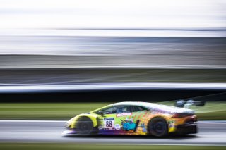 88 Lamborghini Huracan GT3 of Jason Harward, Seth Lucas and TBD, Zelus Motorsports, TBD, Indy 8 Hours, Intercontinental GT Challenge, Indianapolis Motor Speedway, Indianapolis, Indiana, Oct 2022.
 | Fabian Lagunas/SRO        