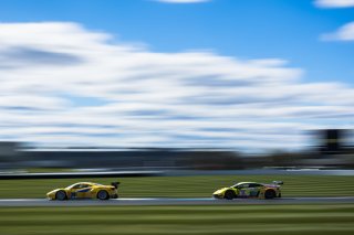 #218 Ferrari 488 GT3 of Jarett Andretti, Jeff Westphal and Ryan Briscoe, Andretti Autosport x Vital Speed, Pro, Indy 8 Hours, Intercontinental GT Challenge, Indianapolis Motor Speedway, Indianapolis, Indiana, Oct 2022.
 | Fabian Lagunas/SRO        
