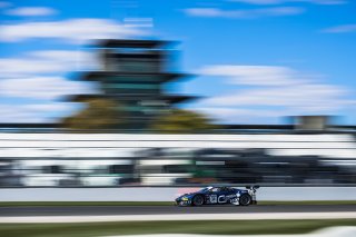 #34 Ferrari 488 GT3 of Cedric Sbirrazzuoli, Daniel Mancinelli and Alessandro Balzan, Conquest Racing, Pro, Indy 8 Hours, Intercontinental GT Challenge, Indianapolis Motor Speedway, Indianapolis, Indiana, Oct 2022.
 | Fabian Lagunas/SRO        