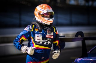 #38 BMW M4 GT3 of Samantha Tan, Nick Wittmer and Harry Gottsacker, ST Racing, Silver Cup, Indy 8 Hours, Intercontinental GT Challenge, Indianapolis Motor Speedway, Indianapolis, Indiana, Oct 2022.
 | Fabian Lagunas/SRO        