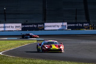 #51 Ferrari 488 GT3 of Pierre Ragues, Davide Rigon and Miguel Molina, AF CORSE - FRANCORCHAMPS, Pro, Indy 8 Hours, Intercontinental GT Challenge, Indianapolis Motor Speedway, Indianapolis, Indiana, Oct 2022.
 | Fabian Lagunas/SRO        