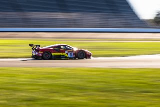 #71 Ferrari 488 GT3 of Ulysse De Pauw, Antonio Fuoco and Daniel Serra, AF CORSE - FRANCORCHAMPS, Pro, Indy 8 Hours, Intercontinental GT Challenge, Indianapolis Motor Speedway, Indianapolis, Indiana, Oct 2022.
 | Fabian Lagunas/SRO        