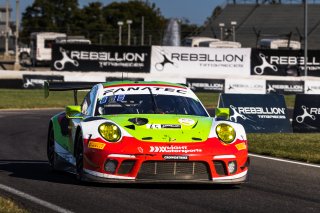 #45 Porsche 911 GT3-R (991.ii) of Charlie Luck, Elia Erhart and Jan Heylen, Wright Motorsports, Pro-Am, Indy 8 Hours, Intercontinental GT Challenge, Indianapolis Motor Speedway, Indianapolis, Indiana, Oct 2022.
 | Fabian Lagunas/SRO        