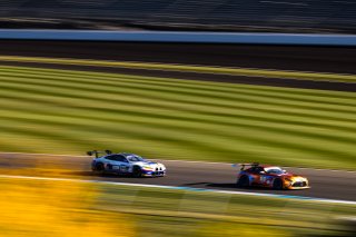 #75 Mercedes-AMG GT3 of Kenny Habul, Martin Konrad and Dominik Baumann, Sun Energy 1 Racing by AKKODIS ASP, Pro-Am, Indy 8 Hours, Intercontinental GT Challenge, Indianapolis Motor Speedway, Indianapolis, Indiana, Oct 2022.
 | Fabian Lagunas/SRO        