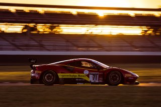 #71 Ferrari 488 GT3 of Ulysse De Pauw, Antonio Fuoco and Daniel Serra, AF CORSE - FRANCORCHAMPS, Pro, Indy 8 Hours, Intercontinental GT Challenge, Indianapolis Motor Speedway, Indianapolis, Indiana, Oct 2022.
 | Fabian Lagunas/SRO        