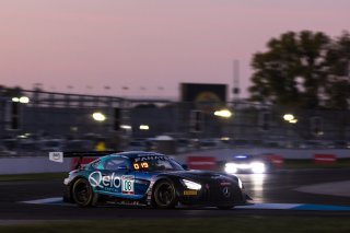 #08 Mercedes-AMG GT3 of David Askew, Scott Smithson and Valentin Pierburg, DXDT Racing, Am, Indy 8 Hours, Intercontinental GT Challenge, Indianapolis Motor Speedway, Indianapolis, Indiana, Oct 2022.
 | Fabian Lagunas/SRO        