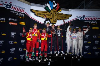 #77 Mercedes-AMG GT3 of Daniel Morad, Raffaele Marciello and Daniel Juncadella, Mercedes-AMG Team Craft-Bamboo Racing, Pro, Indy 8 Hours, Intercontinental GT Challenge, Indianapolis Motor Speedway, Indianapolis, Indiana, Oct 2022.
 | Fabian Lagunas/SRO        