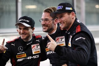 Maro Engel / Maximilian Goetz / Lucas Auer - Mercedes -AMG Team GruppeM Racing,  Mercedes-AMG GT3 
 | JEP/SRO