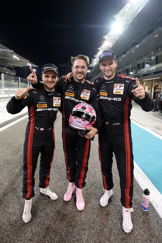 Maro Engel / Maximilian Goetz / Lucas Auer - Mercedes -AMG Team GruppeM Racing,  Mercedes-AMG GT3 
 | JEP/SRO