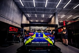#46 - Team WRT - Maxime MARTIN - Valentino ROSSI - Augusto FARFUS - BMW M4 GT3 - PRO (*), CrowdStrike 24 Hours of Spa, Scrutineering, Set Up
 | © SRO - TWENTY-ONE CREATION | Jules Benichou