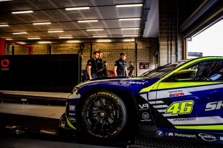 #46 - Team WRT - Maxime MARTIN - Valentino ROSSI - Augusto FARFUS - BMW M4 GT3 - PRO (*), CrowdStrike 24 Hours of Spa, Scrutineering, Set Up
 | © SRO - TWENTY-ONE CREATION | Jules Benichou