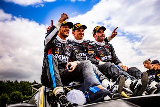#98 - Rowe Racing - Philipp ENG - Marco WITTMANN - Nicholas YELLOLY - BMW M4 GT3 - PRO (*), Ambiance, Celebration, CrowdStrike 24 Hours of Spa
 | © SRO - TWENTY-ONE CREATION | Jules Benichou