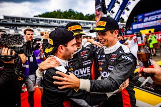 #98 - Rowe Racing - Philipp ENG - Marco WITTMANN - Nicholas YELLOLY - BMW M4 GT3 - PRO (*), Ambiance, Celebration, CrowdStrike 24 Hours of Spa
 | © SRO - TWENTY-ONE CREATION | Jules Benichou