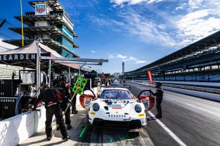 #85 Porsche GT3 R 992 of Jake Pedersen, 2023 Fanatec GT World Challenge America SRO, GT World Challenge America, INDIANAPOLIS 8 HOUR presented by AWS, October 5-7, Pro-Am, Rearden Racing, Vesko Kozarov, and Christian Engelhart
 | www.lagunasphotography.com