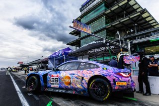 #38 BMW M4 GT3 of Samantha Tan, 2023 Fanatec GT World Challenge America SRO, GT World Challenge America, INDIANAPOLIS 8 HOUR presented by AWS, Neil Verhagen, October 5-7, Pro-Am, ST Racing, and Jake Walker
 | www.lagunasphotography.com