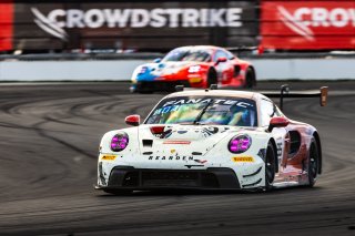 #85 Porsche GT3 R 992 of Jake Pedersen, 2023 Fanatec GT World Challenge America SRO, GT World Challenge America, INDIANAPOLIS 8 HOUR presented by AWS, October 5-7, Pro-Am, Rearden Racing, Vesko Kozarov, and Christian Engelhart
 | www.lagunasphotography.com