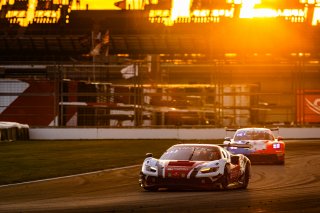 #21 Ferrari 296 GT3 of Manny Franco, 2023 Fanatec GT World Challenge America SRO, Alessandro Balzan, Conquest Racing, GT World Challenge America, INDIANAPOLIS 8 HOUR presented by AWS, October 5-7, Pro, and Lilou Wadoux-Ducellier
 | www.lagunasphotography.com