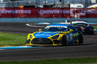 #4 Mercedes-AMG GT3 of Alex Palou, Fabian Schiller, and Luca Stolz, Lone Star Racing, IGTC, IGTC Pro, FANATEC GT World Challenge America Powered by AWS, INDY, Indianapolis, IN October 3 - 6 2024.
 | Fabian Lagunas/SRO