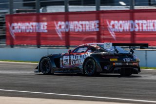 #91 Mercedes-AMG GT3 of Jeff Burton, Philip Ellis, and Elias Seppänen, Regulator Racing, GT World Challenge America, Pro-Am, SRO America, FANATEC GT World Challenge America Powered by AWS, INDY, Indianapolis, IN October 3 - 6 2024.
 | Fabian Lagunas/SRO
