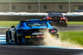 #4 Mercedes-AMG GT3 of Alex Palou, Fabian Schiller, and Luca Stolz, Lone Star Racing, IGTC, IGTC Pro, FANATEC GT World Challenge America Powered by AWS, INDY, Indianapolis, IN October 3 - 6 2024.
 | Fabian Lagunas/SRO