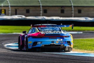 #85 Porsche 992 GT3-R of Jake Pederson, Trent Hindman, and Kay van Berlo, RS1, GT World Challenge America, Pro, SRO America, FANATEC GT World Challenge America Powered by AWS, INDY, Indianapolis, IN October 3 - 6 2024.
 | Fabian Lagunas/SRO