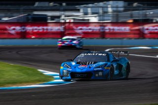 #63 Chevrolet Corvette Z06 GT3.R of Alec Udell, Tommy Milner, and Alexander Sims, DXDT Racing, GT World Challenge America, Pro, SRO America, FANATEC GT World Challenge America Powered by AWS, INDY, Indianapolis, IN October 3 - 6 2024.
 | Fabian Lagunas/SRO