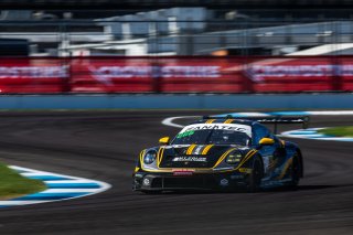 #21 Porsche 992 GT3 R of Ashish Patel, Yannick Mettler, and Alex Fontana, Car Collection Motorsports, IGTC, Pro-Am, FANATEC GT World Challenge America Powered by AWS, SRO America, INDY, Indianapolis, IN October 3 - 6 2024.
 | Fabian Lagunas/SRO