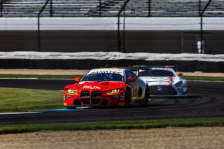 #31 BMW M4 GT3 of Dries Vanthoor, Charles Weerts, and Sheldon Van Der Linde, Team WRT, IGTC, IGTC Pro, FANATEC GT World Challenge America Powered by AWS, INDY, Indianapolis, IN October 3 - 6 2024.
 | Fabian Lagunas/SRO