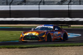 #75 Mercedes-AMG GT3 of Kenny Abul, Lucas Auer, and Jayden Ojeda, Sun Energy1, IGTC, Pro-Am, FANATEC GT World Challenge America Powered by AWS, INDY, Indianapolis, IN October 3 - 6 2024.
 | Fabian Lagunas/SRO