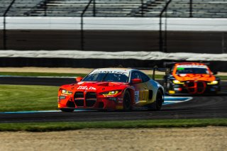 #31 BMW M4 GT3 of Dries Vanthoor, Charles Weerts, and Sheldon Van Der Linde, Team WRT, IGTC, IGTC Pro, FANATEC GT World Challenge America Powered by AWS, INDY, Indianapolis, IN October 3 - 6 2024.
 | Fabian Lagunas/SRO