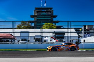 #75 Mercedes-AMG GT3 of Kenny Abul, Lucas Auer, and Jayden Ojeda, Sun Energy1, IGTC, Pro-Am, FANATEC GT World Challenge America Powered by AWS, INDY, Indianapolis, IN October 3 - 6 2024.
 | Fabian Lagunas/SRO