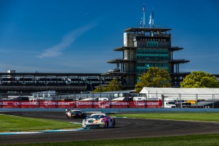 #85 Porsche 992 GT3-R of Jake Pederson, Trent Hindman, and Kay van Berlo, RS1, GT World Challenge America, Pro, SRO America, FANATEC GT World Challenge America Powered by AWS, INDY, Indianapolis, IN October 3 - 6 2024.
 | Fabian Lagunas/SRO